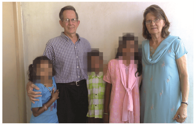 KC Ridder and Barb with the 3 children