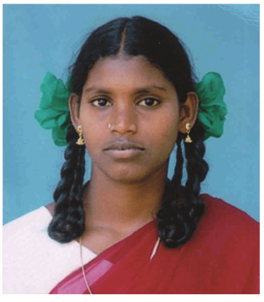 Sakunthala after recovering from her operation
