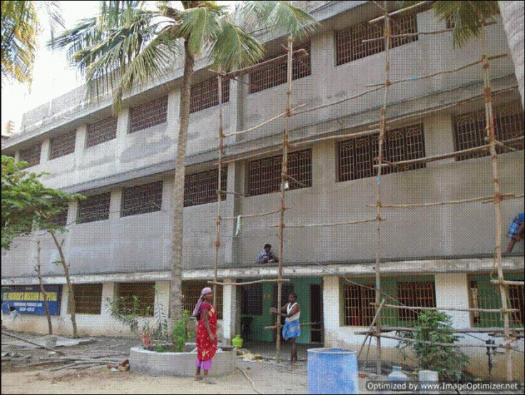 Plastering the exterior